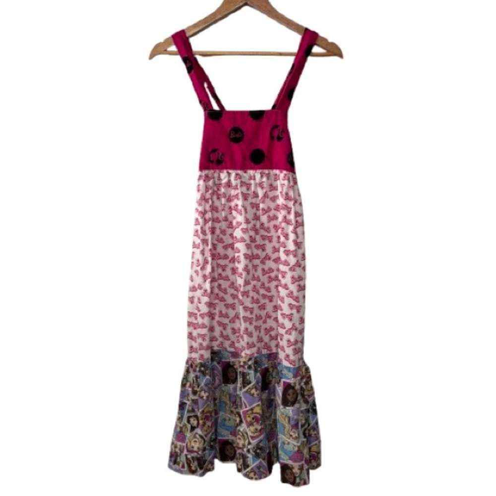 Handmade Girls Barbie Casual Sundress Size 10-12 - Picture 1 of 6